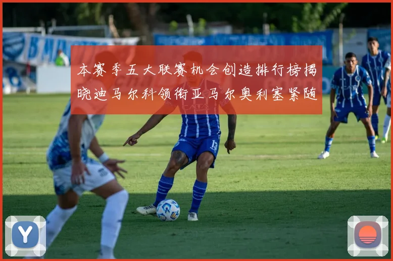 本赛季五大联赛机会创造排行榜揭晓迪马尔科领衔亚马尔奥利塞紧随其后