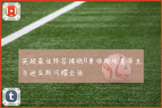 英超最佳阵容揭晓B费领衔埃基蒂克与迪亚斯闪耀全场