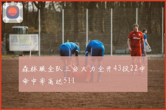 森林狼全队三分火力全开43投22中命中率高达511